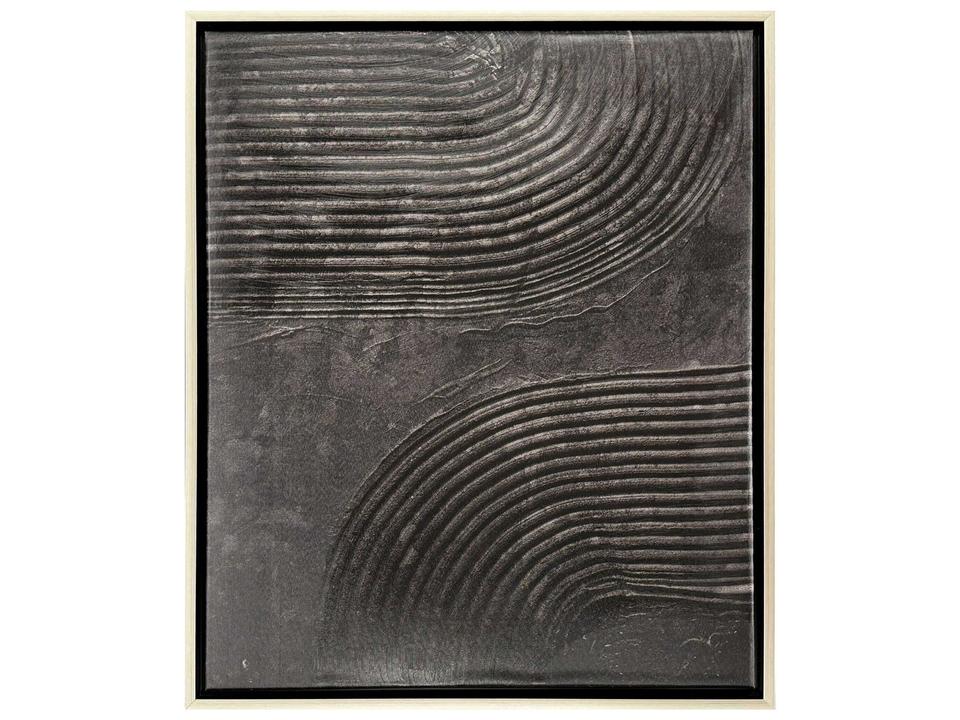Embrace-II Abstract Framed Canvas Wall Art with Enhanced Gel Finish
