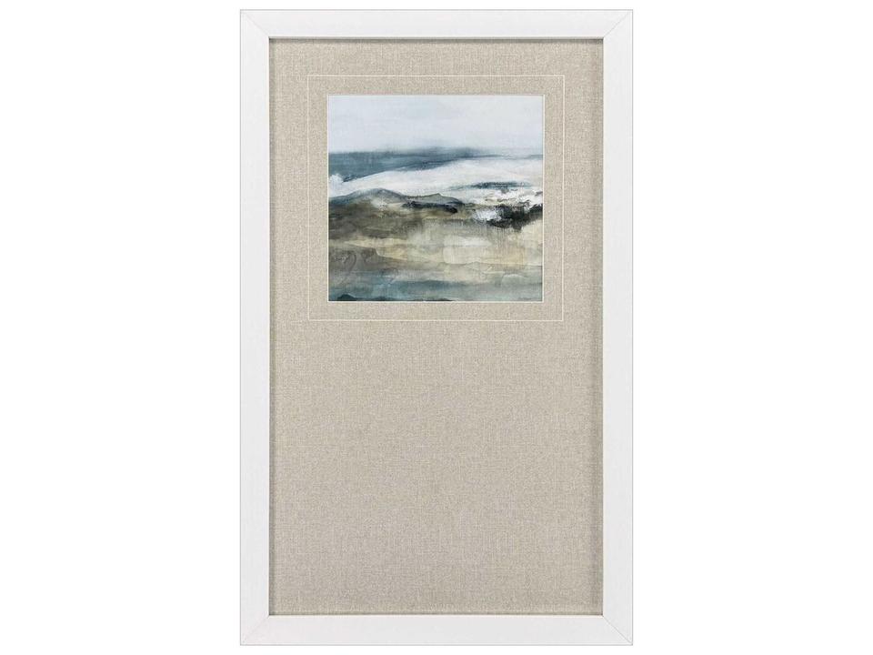 Waterside Moody Seas-I Framed Wall Art Coastal Abstract Print