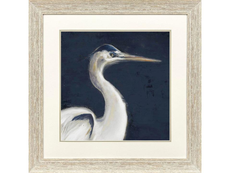 Great Blue Heron I Framed Giclee Canvas Wall Art