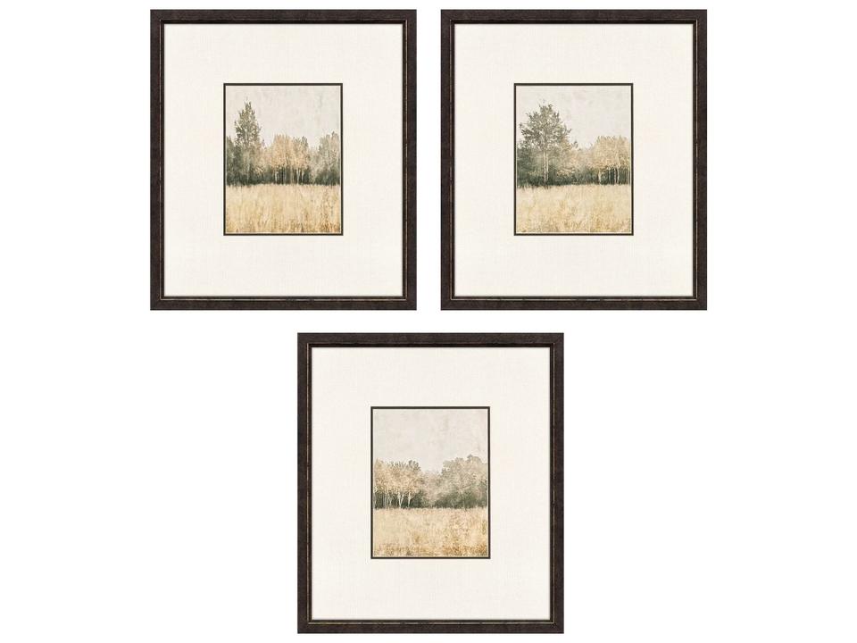 Watercolor Woods I Painting Set of 3