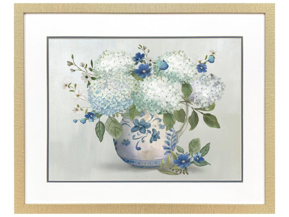 Chinoserie Hydrangea II Framed Art