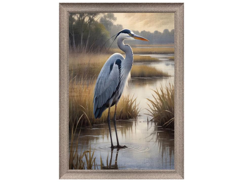 Heron Portrait I Framed Art
