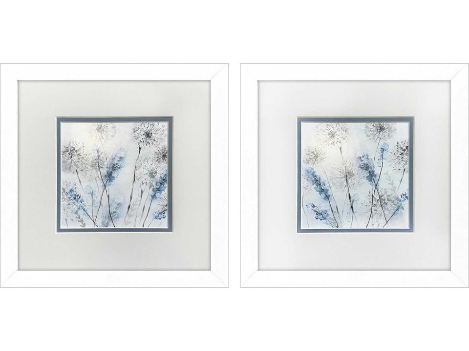 Florals Soft Country Morning Wall Art Set of 2