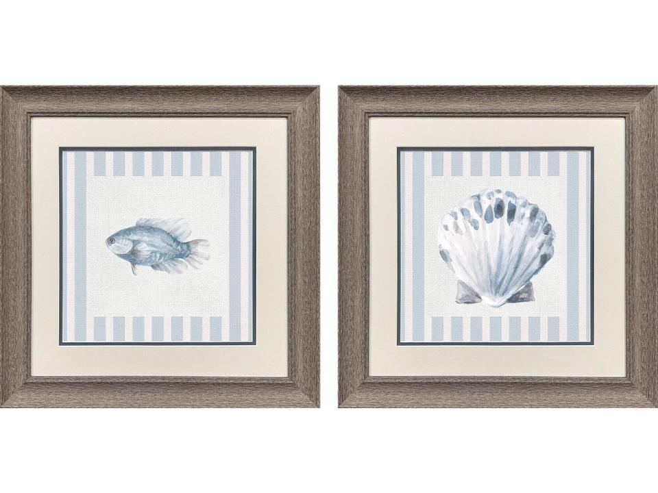 Ocean Finds I Painting Set of 2