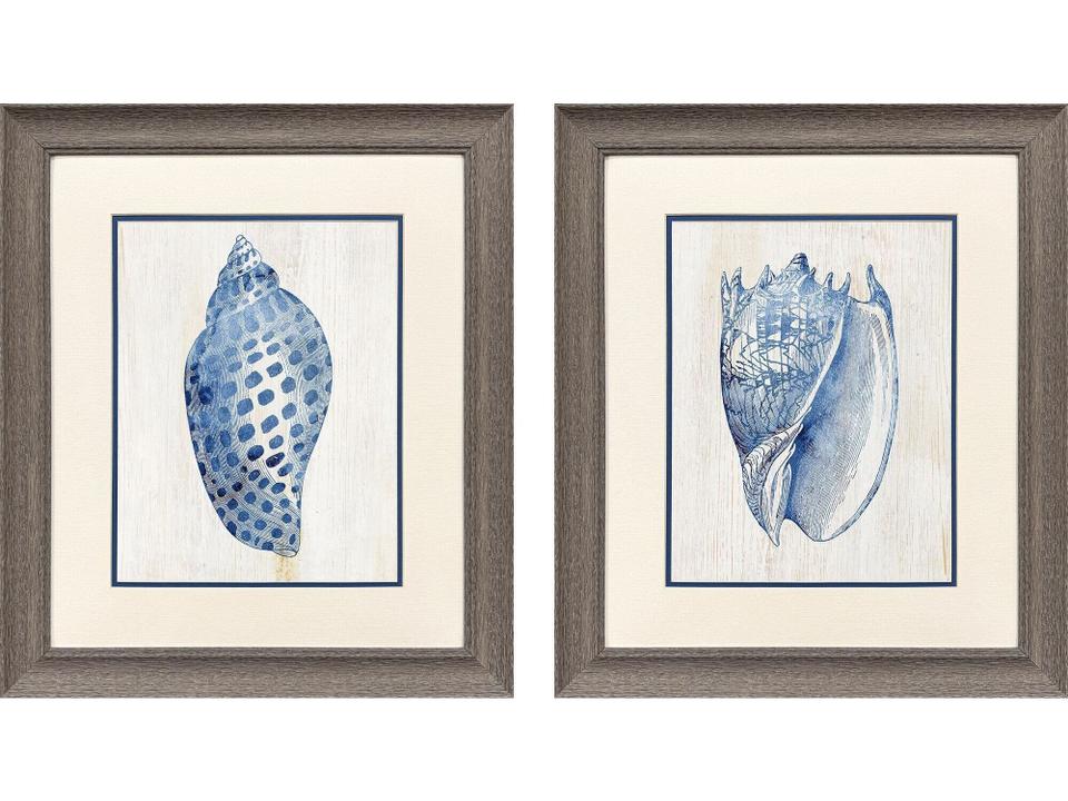 Ocean Echoes I Painting Set of 2