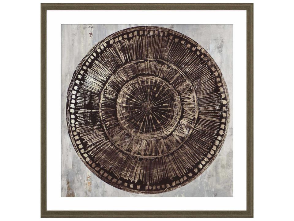Global Zulu Gold-I Framed Giclee Wall Art