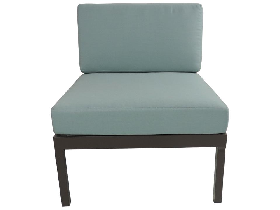 Riviera Geo Aluminum Armless Chair