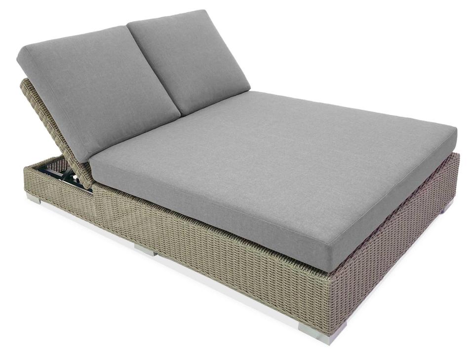 Palisades Double Armless Outdoor Chaise