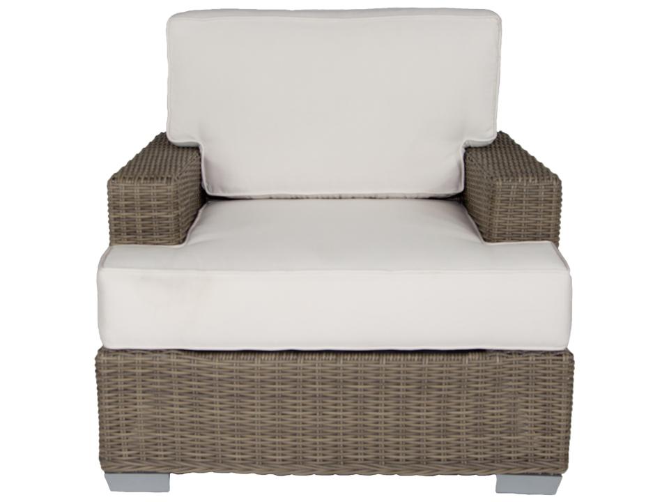 Palisades Hand-Woven Wicker Club Chair