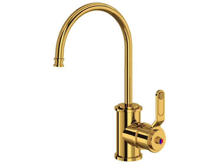 Armstrong Unlacquered Brass Hot Water and Kitchen Filter Faucet