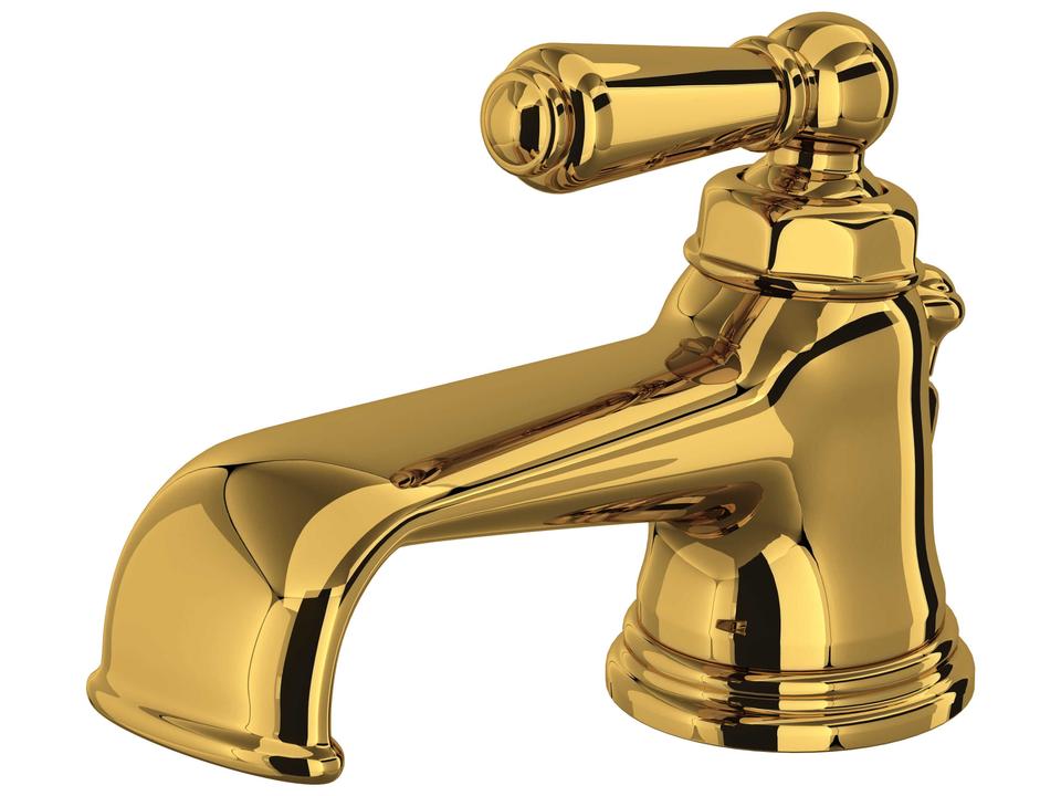Edwardian Single Handle Lavatory Faucet Unlacquered Brass