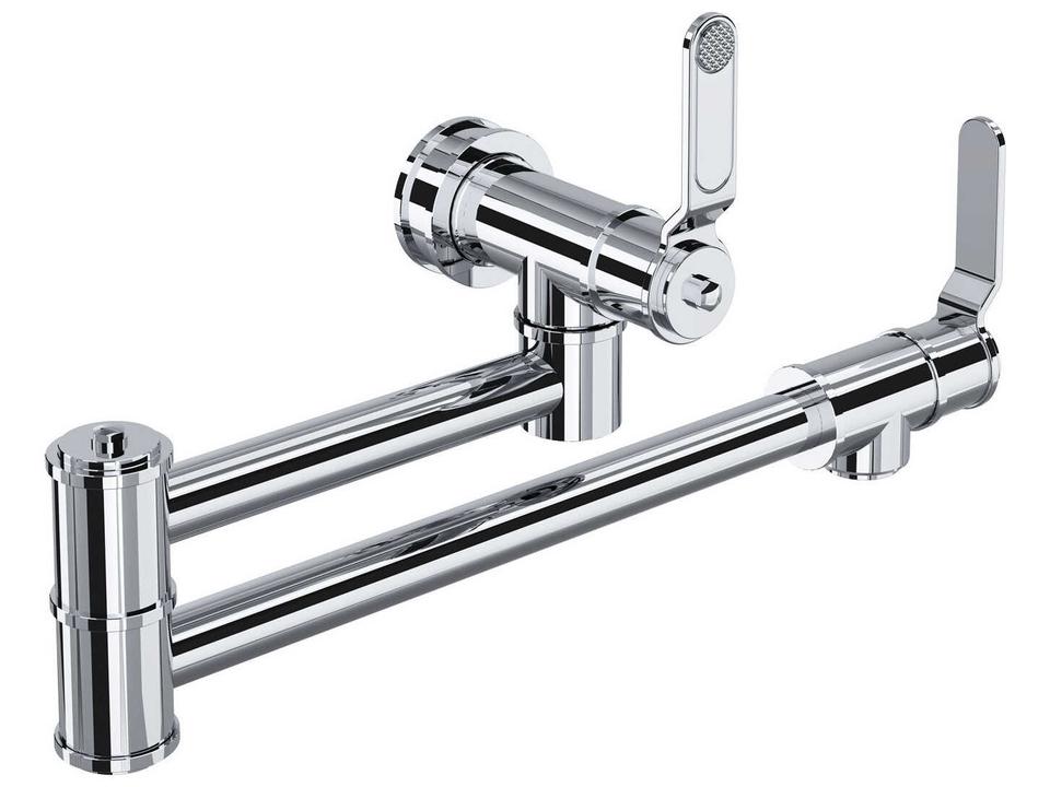 Armstrong Wall Mount Pot Filler in Polished Chrome