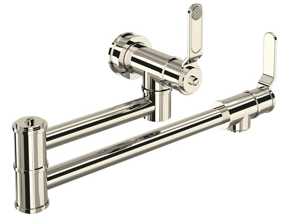 Armstrong Wall Mount Pot Filler in Polished Nickel