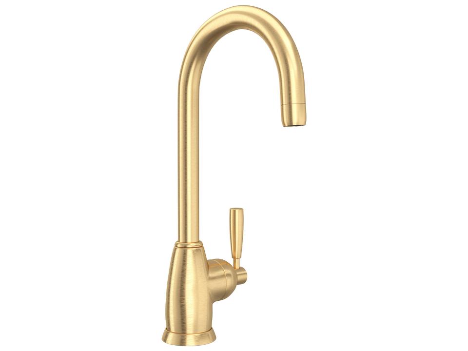 Holborn Single Handle Bar Food Prep Faucet Satin English Gold