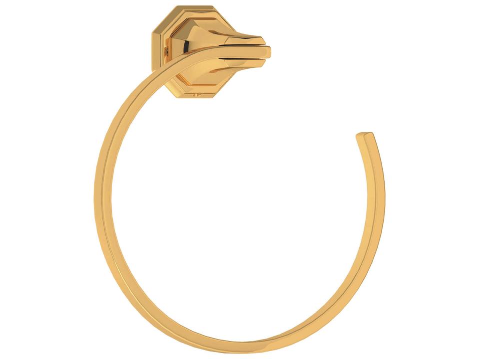 Deco English Gold Wall Mounted Towel Ring