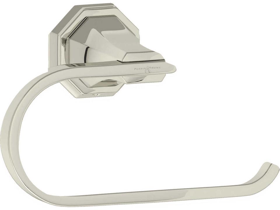 Deco Polished Nickel Wall Mount Toilet Paper Holder