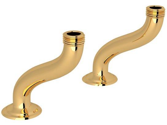 Extended Deck Pillar Unions in English Gold