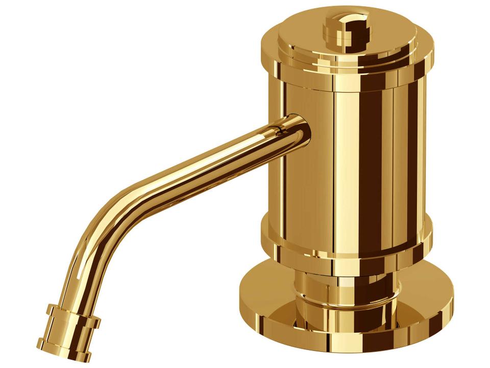 Armstrong Deck Mounted Soap Dispenser Unlacquered Brass