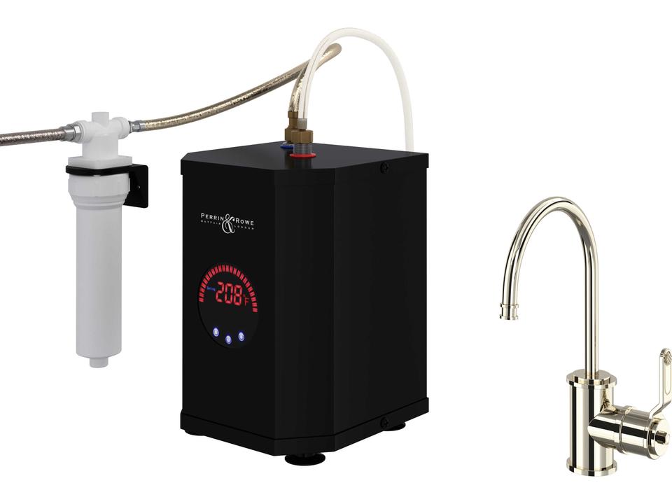 Armstrong Hot Water and Kitchen Filter Faucet Kit Polished Nickel