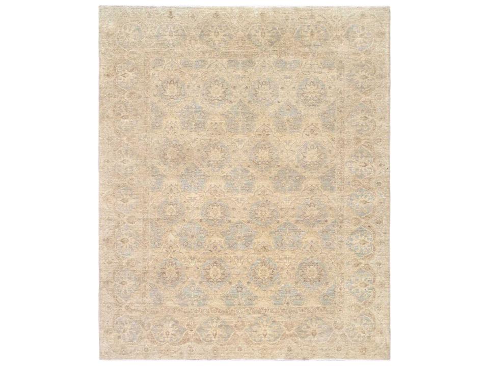 Denver Hand-Knotted Lamb's Wool Bordered Area Rug