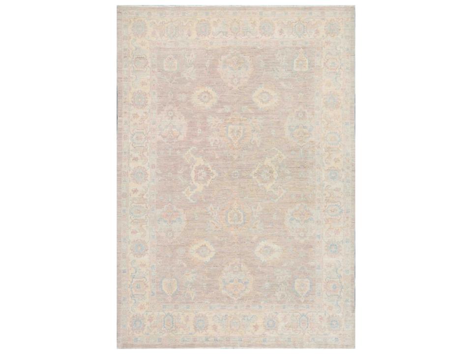 Denver Hand-Knotted Lamb's Wool Bordered Area Rug