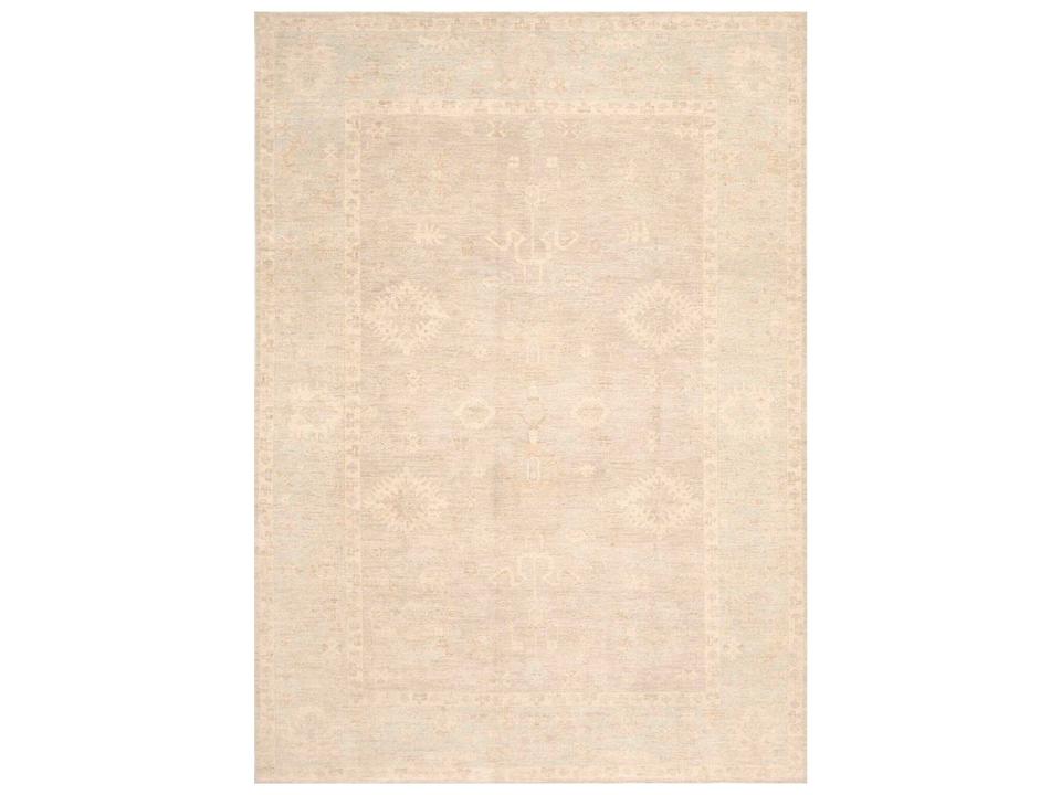 Denver Bordered Hand-Knotted Wool Area Rug