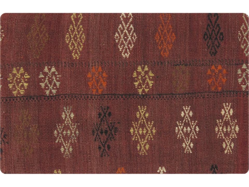 Vintage Turkish Wool Pillow Cover in Multi Color