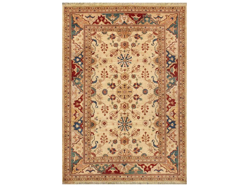 Nomad Art Melody Hand-Knotted Lamb's Wool Area Rug in Ivory Multi