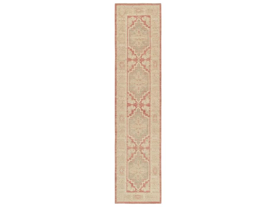 Oushak Hand-Knotted Wool Runner Area Rug