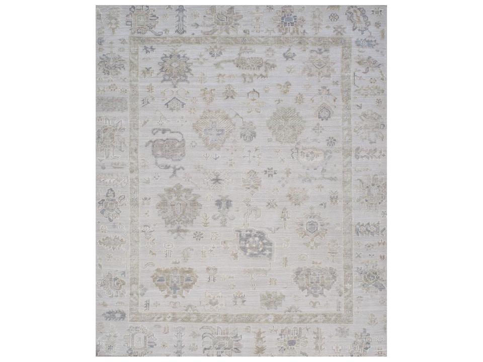Oushak Oriental Hand-Knotted Wool Area Rug