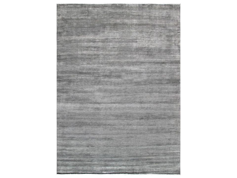 Transitional Abstract Area Rug 9'11" x 13'11" in Grey