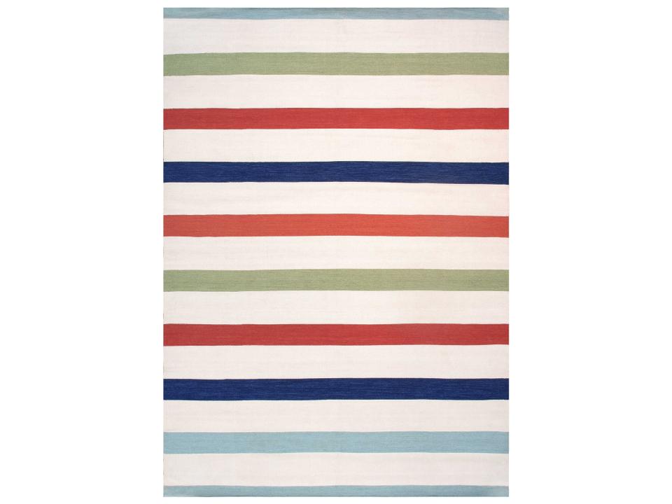 Hampton Flatweave Striped Indoor Outdoor Area Rug
