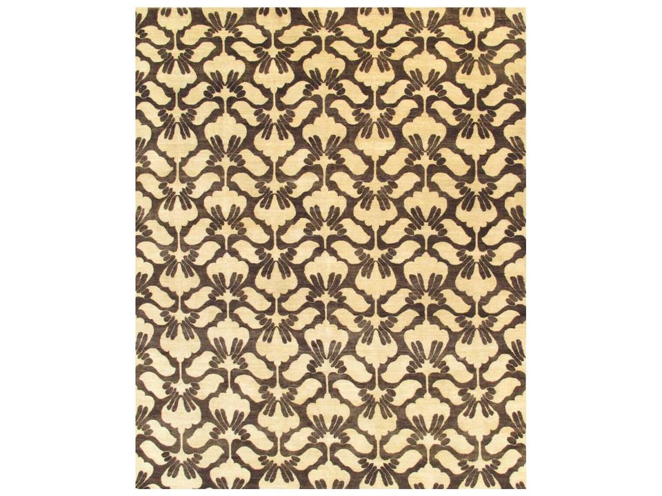 Ikat Floral Area Rug