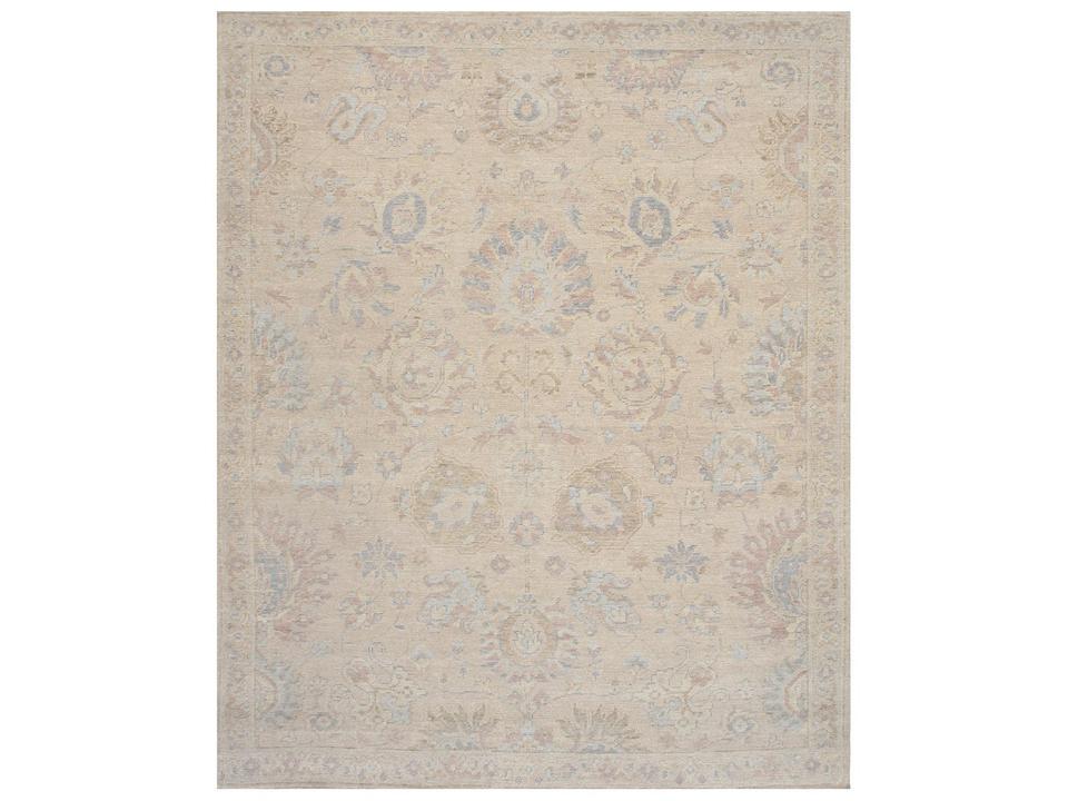 Oushak Hand-Knotted Wool Oriental Area Rug