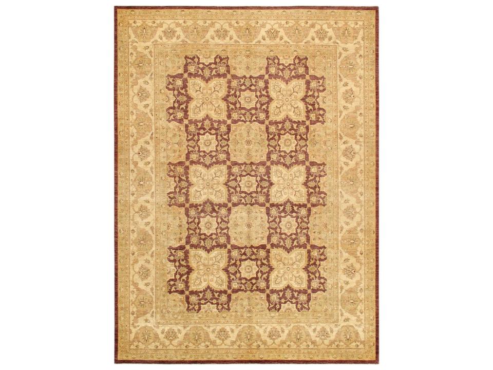 Denver Hand-Knotted Lamb's Wool Area Rug in Plum