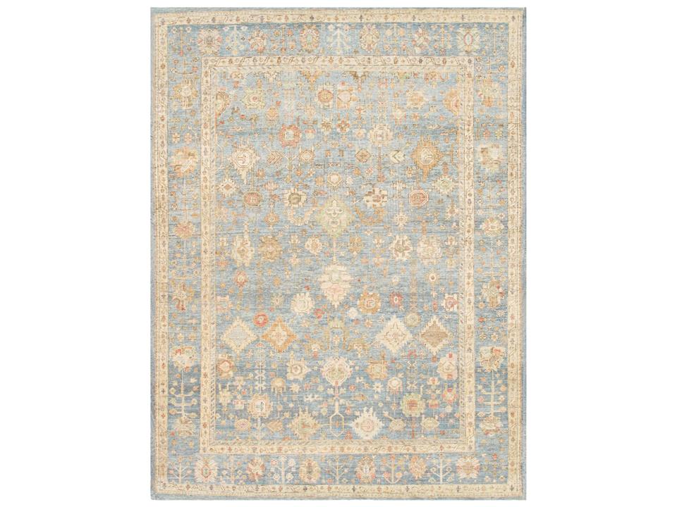 Oushak Bordered Area Rug