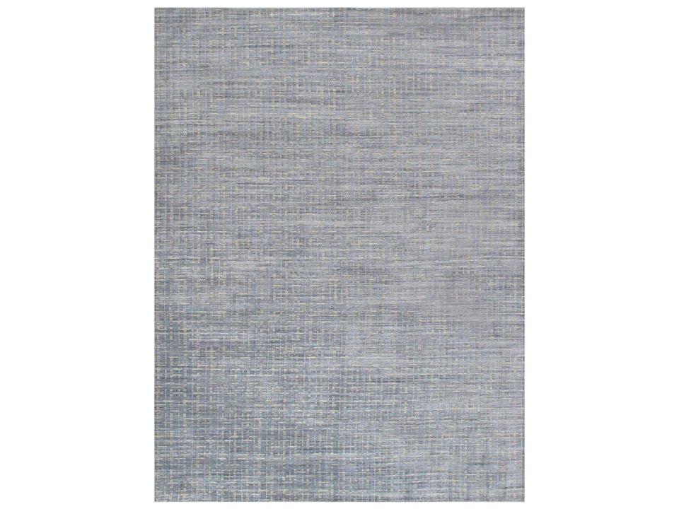 Slate Geometric Hand-Loomed Area Rug
