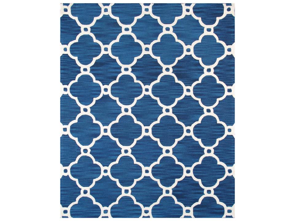 Transitional Moroccan Hand-Tufted Lamb's Wool Area Rug
