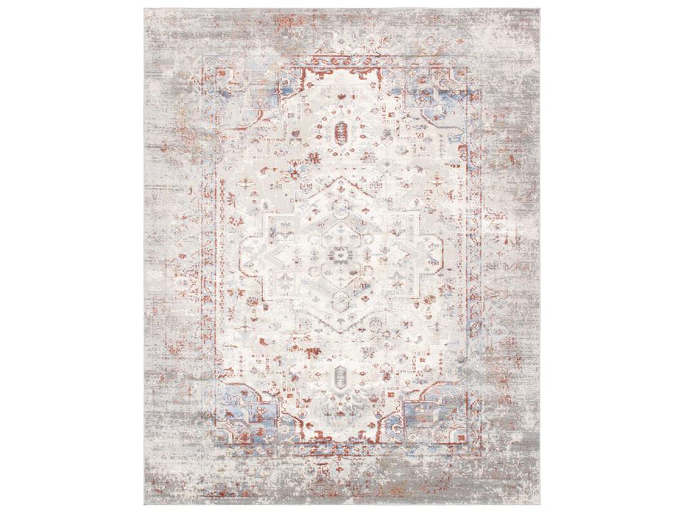 Efes Power Loomed Area Rug with Traditional Border Design