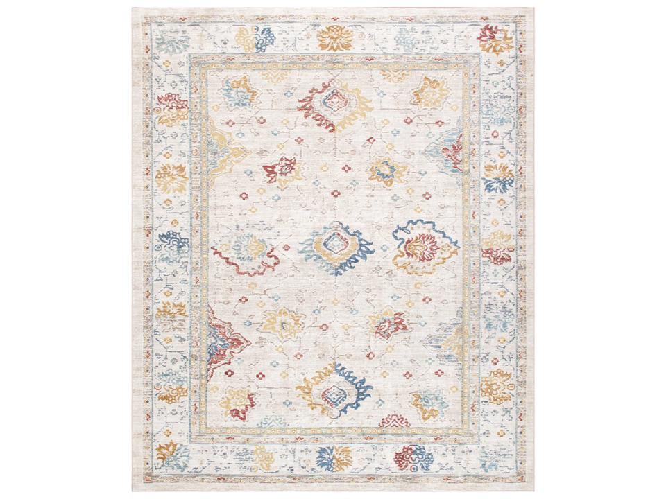 Heritage Bordered Power-Loomed Area Rug