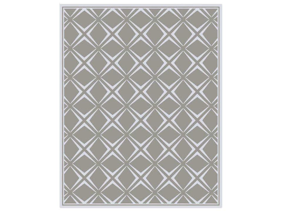 Transitional Collection Hand-Knotted Geometric Area Rug in Beige
