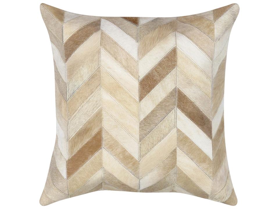 Safari Chevron Cowhide Throw Pillow