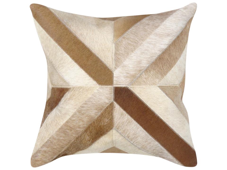 Safari Chevron Cowhide Throw Pillow