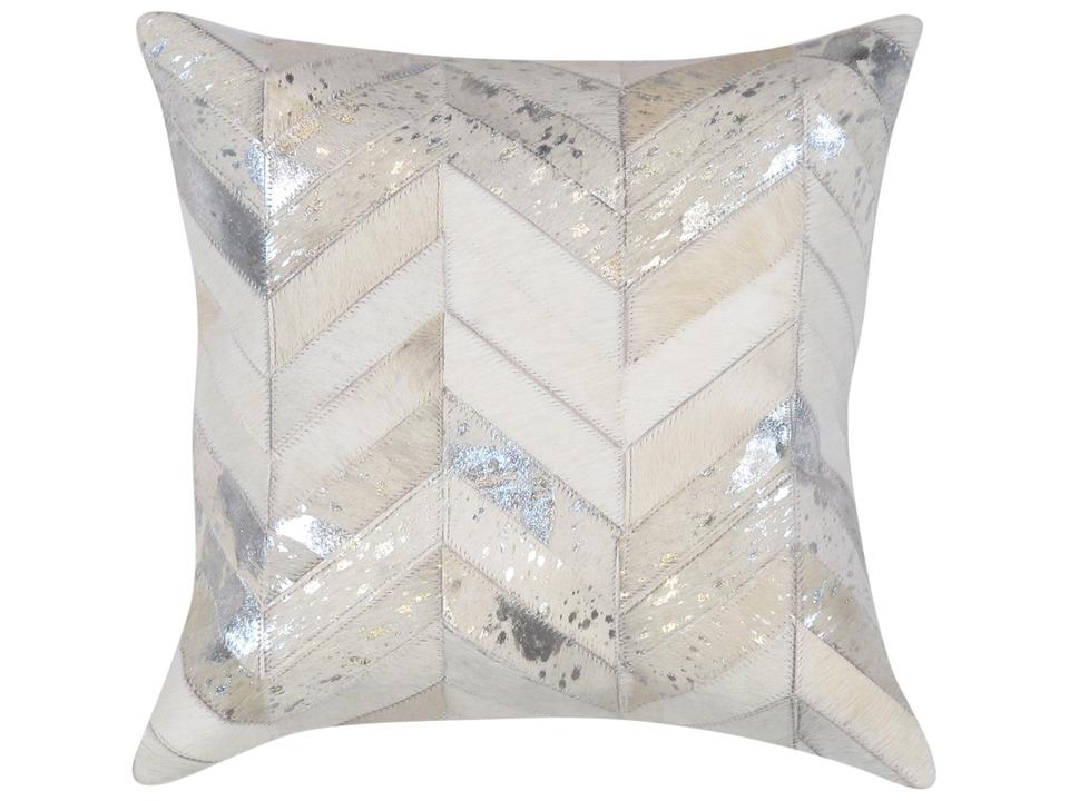 Safari Chevron Cowhide Throw Pillow