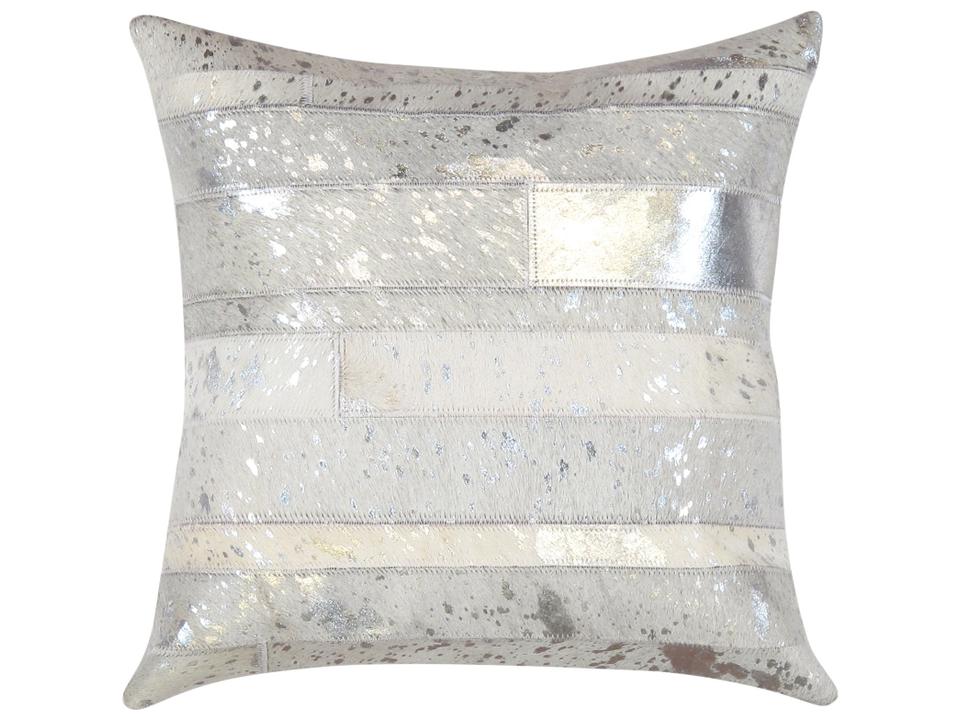 Safari Striped Cowhide Throw Pillow