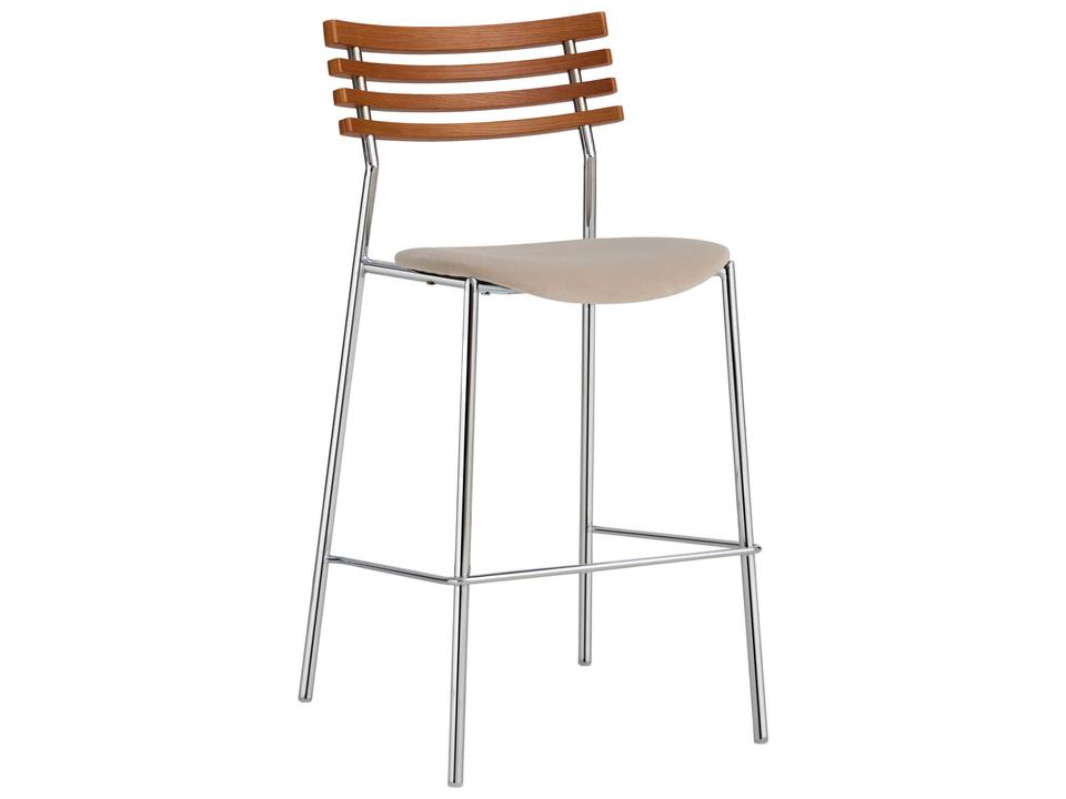 Osaka Saga Beige Upholstered Bar Stool Set of 2