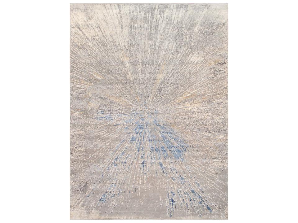 Efes Starburst Abstract Power Loomed Area Rug