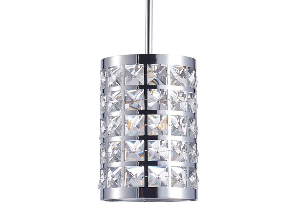 Bliss Hermoza 1-Light Mini Pendant Light in Chrome