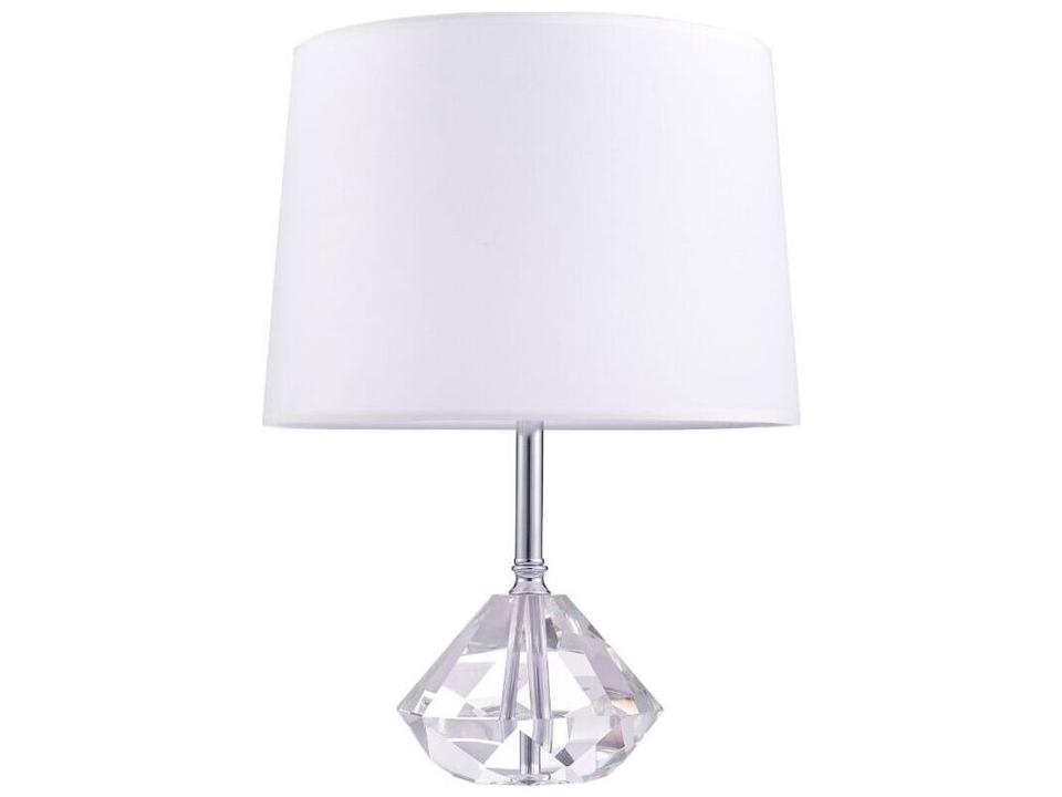 Regal Tortona Translucent Silver Clear Table Lamp