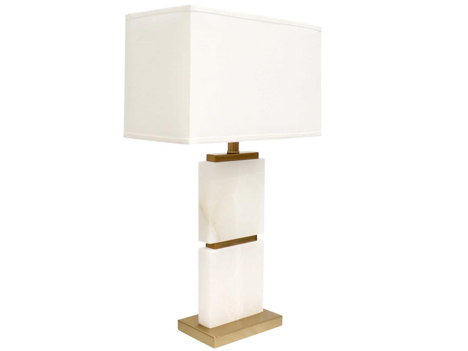 Regal Imperial White Gold Buffet Lamp